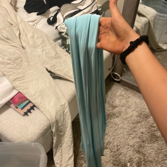 Blue wrap top - Picture 2 of 2